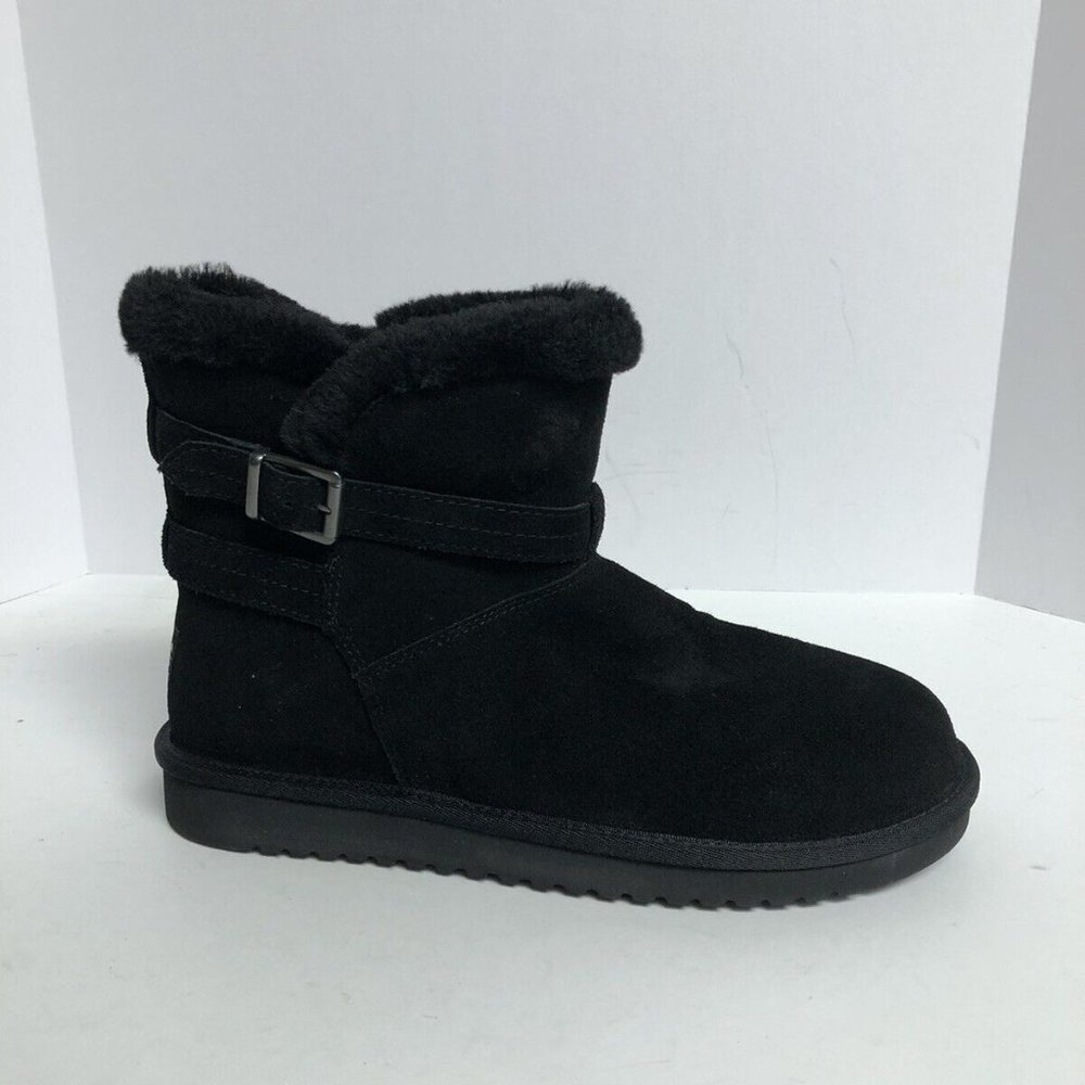 Koolaburra Womens Delene Mini Boots Black Size 10 M